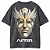 CAMISETA OVERSIZED PRETA ESTONADA ORACLE MASK - Imagem 1