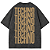 CAMISETA OVERSIZED PRETA ESTONADA TECHNO ON - Imagem 1