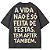 CAMISETA OVERSIZED PRETA ESTONADA A VIDA NÃO É SÓ FEITA DE FESTAS TEM AFTER TAMBÉM - Imagem 1