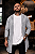 CARDIGAN MASCULINO CINZA LONGO COM CAPUZ E BOLSOS - Imagem 1