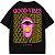 CAMISETA OVERSIZED AFTER PRETA GOOD VIBES - Imagem 1
