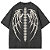 CAMISETA OVERSIZED PRETA ESTONADA SKULL - Imagem 1