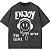 CAMISETA OVERSIZED ENJOY THE SILENCE PRETA ESTONADA - Imagem 1