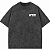 CAMISETA OVERSIZED PRETA ESTONADA QWERTY AFTER - Imagem 1