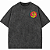 CAMISETA OVERSIZED PRETA ESTONADA VIBES - Imagem 2