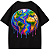 CAMISETA OVERSIZED PRETA AFTER WORLD PSYCHEDELIC - Imagem 1