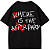 CAMISETA OVERSIZED PRETA AFTER WHERE IS THE AFTER PARTY - Imagem 1