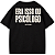 CAMISETA ERA ISSO OU PSICÓLOGO OVERSIZED AFTER PRETA - Imagem 1