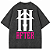 CAMISETA OVERSIZED AFTER PRETA ESTONADA ROMAN - Imagem 1