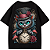 CAMISETA OVERSIZED GATO ALICE AFTER PRETA - Imagem 1