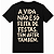 CAMISETA SLIM PRETA A VIDA NÃO É SÓ FEITA DE FESTAS ELASTANO ALGODÃO AFTER RAVE - Imagem 1