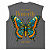 REGATA BUTTERFLY OVERSIZED ESTONADA CHUMBO - Imagem 1