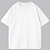 Camiseta Oversized lisa branca básica - Imagem 3