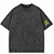 Camiseta Oversized lisa estonada smile - Imagem 2