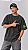 Camiseta Oversized lisa estonada smile - Imagem 1