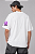 Camiseta Oversized smile branca básica - Imagem 2