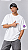 Camiseta Oversized smile branca básica - Imagem 1
