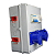 QUADRO ROBO INTERRUPTOR DR 4P + DISJUNTOR 3P E TOMADA INDUSTRIAL - Imagem 2