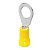 Terminal Olhal Isolado Amarelo 4,0 - 6,0MM M04 - Pacote com 100 peças - ELETROKIT - Imagem 2