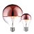 Lâmpada Defletora Ballon G125- 6W - Filamento LED Decorativa Espelhada - Starlux - Imagem 1