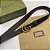 Cinto Gucci Com Fivela Duplo GG "Black&Brown" - Imagem 3