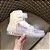 Tênis Sneaker Boot Louis Vuitton Translúcido "White" - Imagem 3