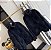 Jaqueta Louis Vuitton de Fleece com Jacquard Damier "Blue/Black" - Imagem 3