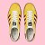 Tênis Gucci x Adidas Gazelle "Yellow Velvet" - Imagem 3