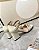 Sandália com salto bloco Gucci Horsebit "White" - Imagem 3