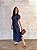 Vestido Longo em Jeans com Amarração - Imagem 1