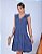 Vestido Curto Jeans Liocel Zipper - Imagem 1