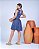 Vestido Curto Jeans Liocel Zipper - Imagem 2