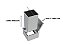 Lixeira Inox Quadrada 4 L Para Bancada - Tampa click - Imagem 3