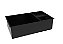 Cuba 70x40cm + Cesto Escorredor Inox Preto Embutir Gourmet - Imagem 1