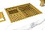 Escorredor Embutido Calha Escorredora Inox Pintado Dourado - Imagem 2