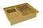 Escorredor Embutido Calha Escorredora Inox Pintado Dourado - Imagem 1