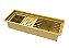 Escorredor Embutido Calha Escorredora Inox Pintado Dourado 50cm - Imagem 1