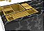 Escorredor Embutido Calha Escorredora Inox Pintado Dourado 75cm - Imagem 4