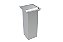 Lixeira Quadrada Embutir Inox 8 L Para Bancada - Imagem 2