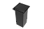 Lixeira Pintada Preto 10 L Para Bancada - Imagem 1