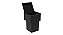Lixeira Quadrada Inox Pintada Preto 4 L Para Bancada - Click - Imagem 2