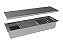 Escorredor Embutido Calha Escorredora Inox com tampa 60cm - Imagem 1