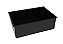 Cuba Inox Pintado Preto Embutir Quadrada Gourmet 600 X 400 - Imagem 1