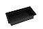 Calha Seca Inox Pintado Preto 40cm Com Tampa - Imagem 2