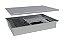 Escorredor Embutido Calha Inox Úmida 60x40cm Com Tampa - Imagem 1