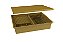 Escorredor Embutido Calha Inox Dourado 50x40 Com Tampa - Imagem 1