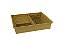 Escorredor Embutido Calha Inox Dourado 50x40 Com Tampa - Imagem 2