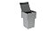 Lixeira Inox Embutir 5 L Para Bancada - Tampa Click - Imagem 2