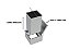 Lixeira Inox Embutir 5 L Para Bancada - Tampa Click - Imagem 4