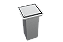 Lixeira Inox Quadrada 15x15 Embutir 2 L Para Bancada - Imagem 1
